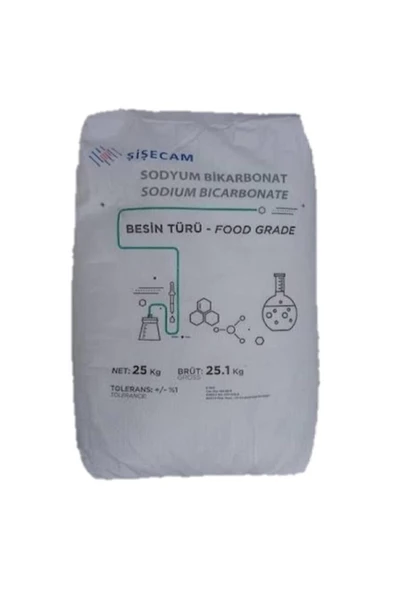 Saf Karbonat İçilebilir Sodyum Bikarbonat 25 kg