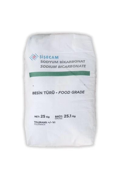 Saf Karbonat Sodyum Bi Karbonat Besin Sodası 25 Kg