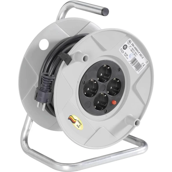 Brennenstuhl Garant Serisi IP20 Lisanslı 16 A Sigorta Şalterli 25m Makaralı Kablo H05VV-F 3G1,5 ürün görseli