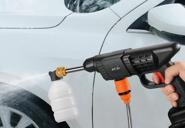 300W 48V Şarjlı Oto Yıkama, Bahçe Sulama Tabancası Makinesi Yüksek Basınçlı - 5