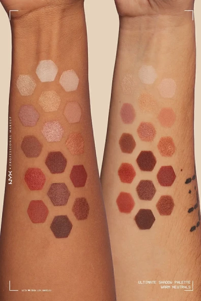 NYX Professional Makeup Göz Farı Paleti - Ultimate Shadow Pallette Warm Neutrals - 6