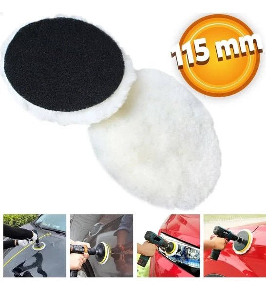 Pasta Polisaj Keçesi  Cırtlı Ped 115mm - Resim 2