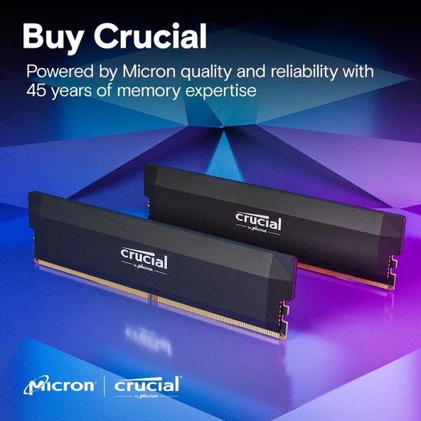 Crucial Pro 32GB (2x16GB) OC DDR5 6000MHz CP2K16G60C36U5B - 6