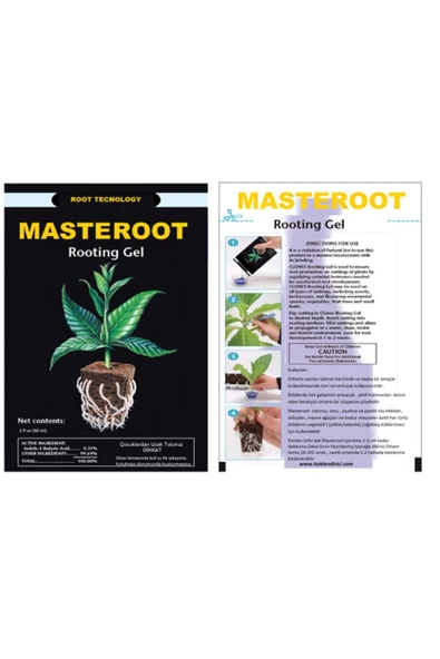 Masteroot Kullanıma Hazır Jel Fidan Köklendirme Hormon 60 Gram