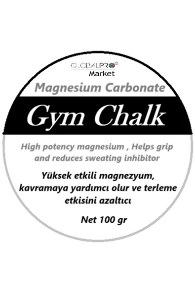 Magnezyum Tozu Dağ Tırmanma Gym Chalk 100 gram ( HALTER, CROSSFİT ) Fitnes Jimnastik Pudra , pole - Resim 3