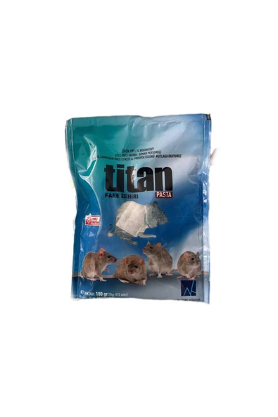 TİTAN PASTA FARE ZEHİRİ 100GR(10GR-10ADET)