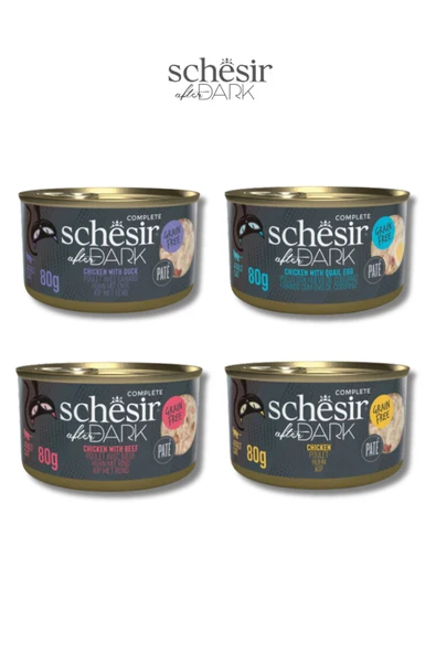 After Dark Pate Kedi Konservesi Karışık Paket 80 G X 4 Adet