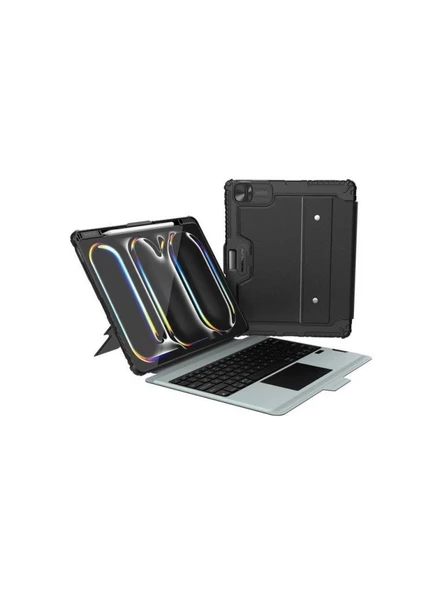 Nillkin NLK-0305 Bumper Rgb Işıklı Klavyeli iPad Kılıf iPad 10.2 2019/20/21