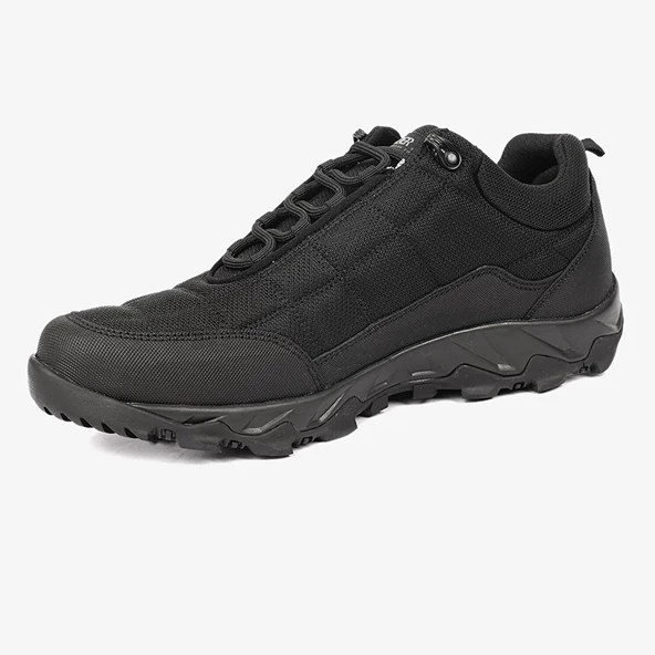 Büyük Beden Erkek Siyah Su Geçirmez Ayakkabı 4K1GA00171L - Resim 3