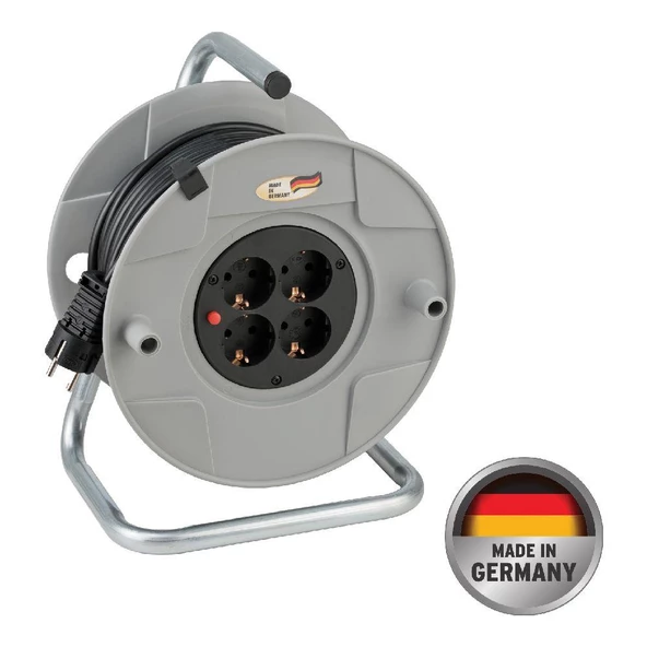 Brennenstuhl Garant Serisi IP20 Lisanslı 16 A Sigorta Şalterli 40m Makaralı Kablo H05VV-F 3G1,5 ürün görseli