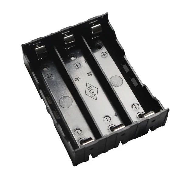 18650 Üçlü Pil Kutusu Pil Yuvası - Resim 2