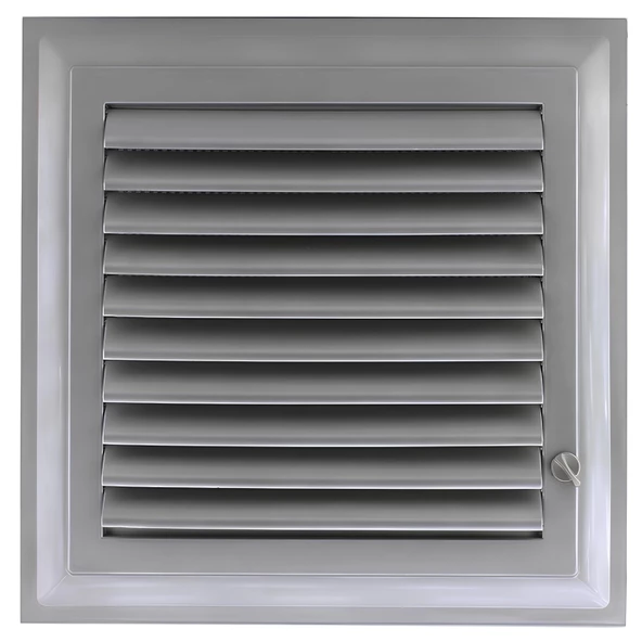 Menfez Banyo Wc Tuvalet Havalandırma Plastik Panjur Gri 35x55 CM - 2