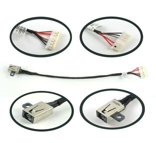 Dell Inspiron 14-3451  14-3452  15 3551  15-3552  15-3558 Power Jack Dc Şarj soketi 450.03006.0001 - Resim 4