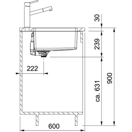 FRANKE MRX 110-55 ÇELİK MUTFAK EVİYESİ - Resim 2