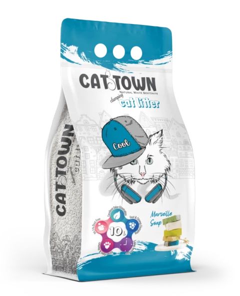 CAT TOWN Sabun Kokulu  Kedi Kumu 10 LT