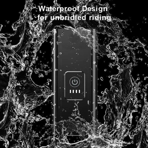 2xXML-T6 LED Su Geçirmez Bisiklet Farı PowerBank 4800Mah Pil - 6