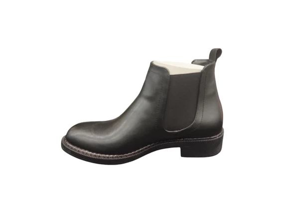 Cudo Yuvarlak Burun Yandan Lastikli Yumuşak iç Pedli Günlük Kadın Bot - 2