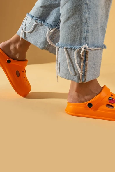 Kadın Sevimli Aksesuarlı Plaj Aşçı Doktor Hemşire Hastane Havuz Rahat Sandalet Terlik - 8