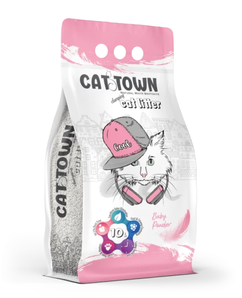 CAT TOWN Pudra Kokulu  Kedi Kumu 10 LT