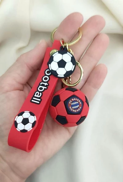 Anahtarlık Futbol Topu Dünya Kupası Maç Araba Çanta Cüzdan Süsü - Resim 2