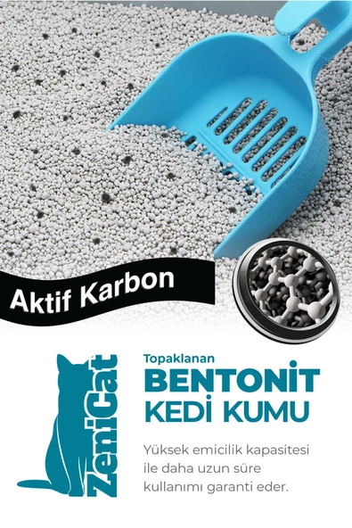 Kokulu Renkli Kedi Kumu İnce Taneli Doğal Bentonit - Resim 2