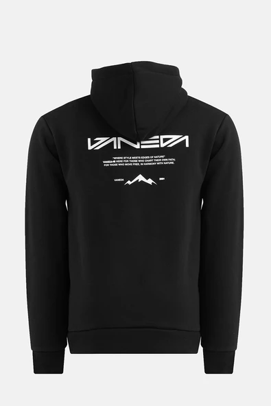 Kapüşonlu Regular Fit Next Unisex Sweatshirt Siyah - 2