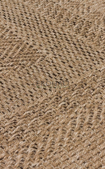 Salda Koleksiyonu iç ve Dış Mekan Kullanımına Uygun Jüt Görünümlü Yumuşak Dokulu Sisal Kilim SLD 02 Natural - 4