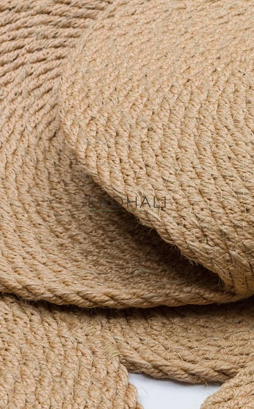 Patna Koleksiyonu Jüt Örgü Halı PTN 01 Jut Natural - 3