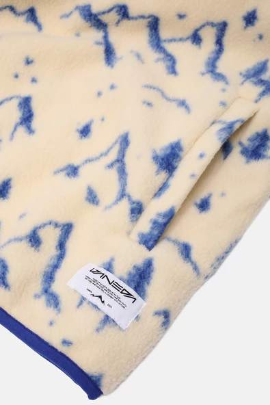 Regular Fit Next Unisex Polar Desenli Mavi - 6