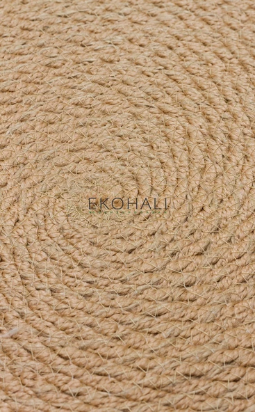 Patna Koleksiyonu Jüt Örgü Halı PTN 01 Jut Natural - 4