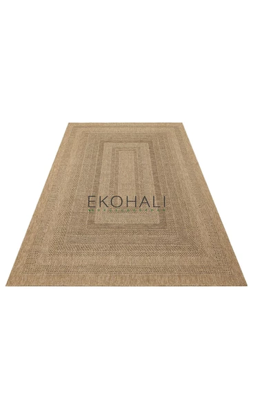 Salda Koleksiyonu iç ve Dış Mekan Kullanımına Uygun Jüt Görünümlü Yumuşak Dokulu Sisal Kilim SLD 02 Natural - 5