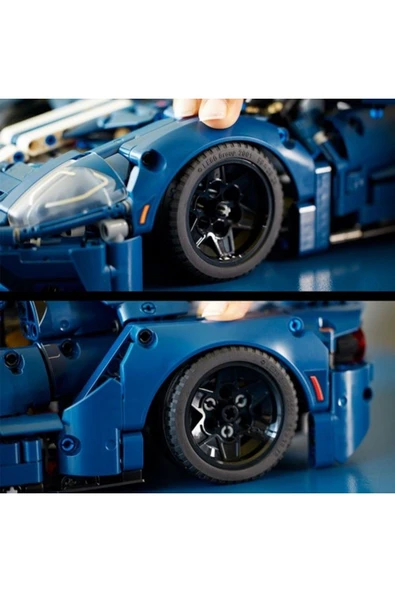 LEGO ® Technic 2022 Ford GT 42154 - Yetişkinler için Koleksiyonluk Model Yapım Seti (1466 Parça) - 5