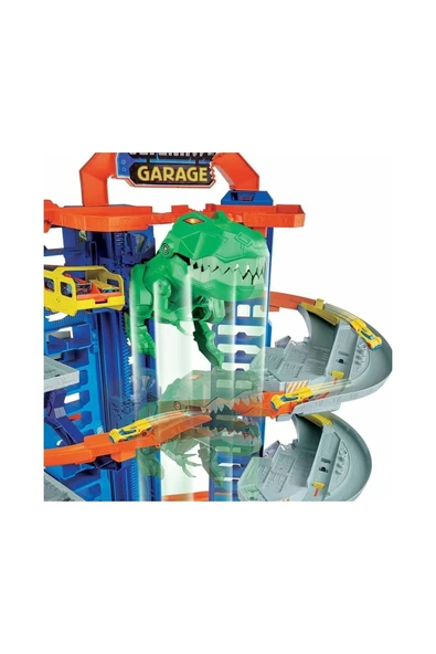 HOT WHEELS Gjl14 Hw Robotik T-rex Ultimate Garaj - 2
