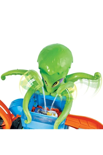 HOT WHEELS Dev Ahtapot Ile Araba Yıkama Oyun Seti Gtt96 - 4