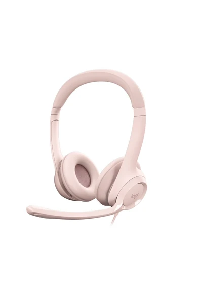 logitech H390 Usb Gürültü Önleyici Mikrofonlu Kulaklık - Gül 981­-001281 - 8