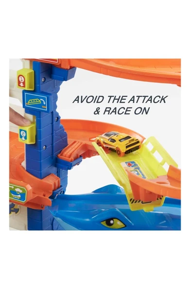 HOT WHEELS Köpek Balığından Kaçış Oyun Seti Hdp06 - 5