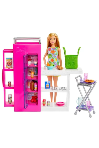 Barbie Mini Büfe Oyun Seti Hjv38