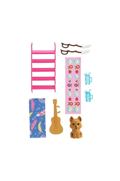 Barbie Club Chelsea Karavanı Oyun Seti, Chelsea'nin Yavru Köpeği Ve Aksesuarlar Fxg90 - 7