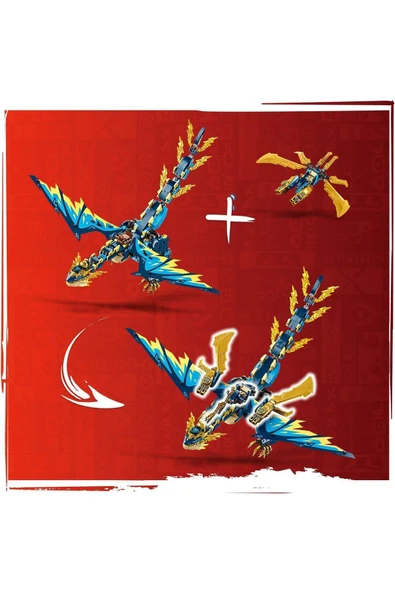 LEGO ® NINJAGO® Element Ejderhası İmparatoriçe Robotuna Karşı 71796 - Oyuncak Yapım Seti (1038 Parça) - 6
