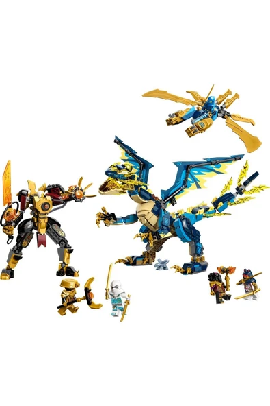 LEGO ® NINJAGO® Element Ejderhası İmparatoriçe Robotuna Karşı 71796 - Oyuncak Yapım Seti (1038 Parça) - 2