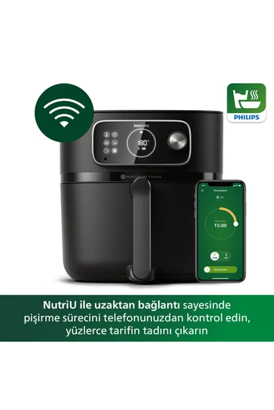 Philips HD9875/90 Airfryer 7000 Serisi XXL Connected, 2 kg, 8.3 L Kapasite, Uzaktan Bağlantılı - 2