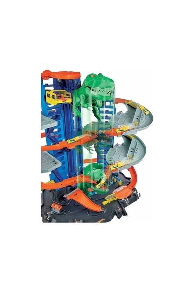 HOT WHEELS Gjl14 Hw Robotik T-rex Ultimate Garaj - 5