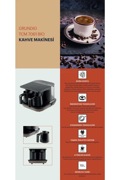 Grundig Tcm 7061 Bio Türk Kahvesi Makinesi - 7