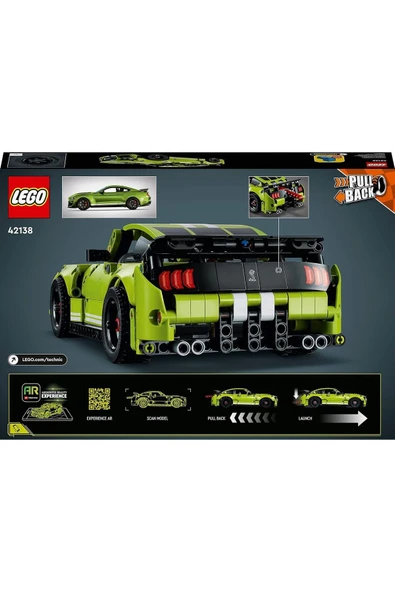 LEGO ® Technic Ford Mustang Shelby® GT500® 42138 – Koleksiyonluk Oyuncak Model Yapım Seti (544 Parça) - 5