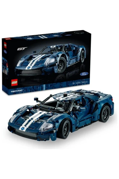 LEGO ® Technic 2022 Ford GT 42154 - Yetişkinler için Koleksiyonluk Model Yapım Seti (1466 Parça)