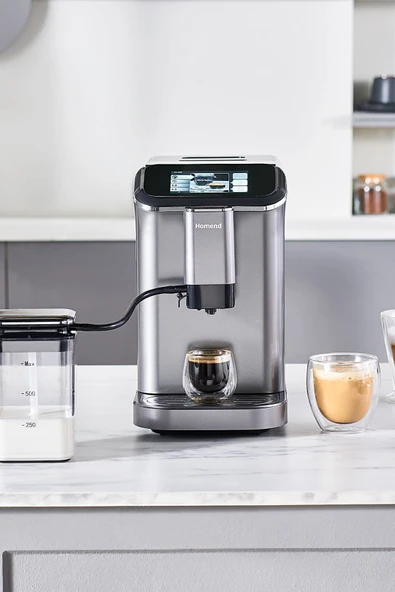 HOMEND Coffeebreak 5008h Kahve Öğütücülü, Dokunmatik Ekranlı Full Otomatik Espresso Makinesi - 8