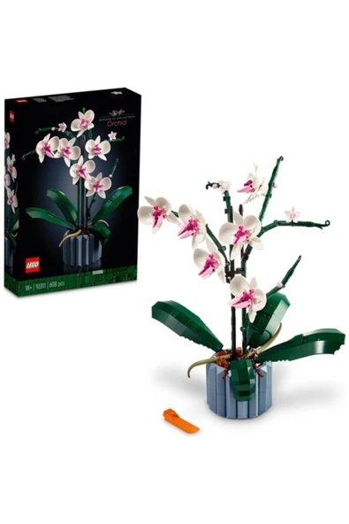 LEGO ® ICONS Orkide 10311 - Yetişkinler İçin Koleksiyonluk Dekoratif Yapım Seti (608 Parça) - 1