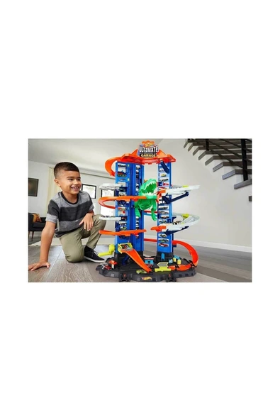 HOT WHEELS Gjl14 Hw Robotik T-rex Ultimate Garaj - 4