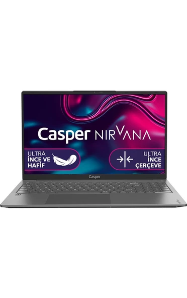 Casper Casper Nirvana X600.5700-BV00X-G-F AMD Ryzen 7 5700U 16GB 500GB SSD Freedos 15.6" Taşınabilir Bilgis