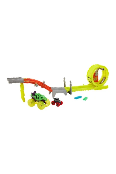 HOT WHEELS Monster Trucks Power Smashers Oyun Seti HXT05 - 5